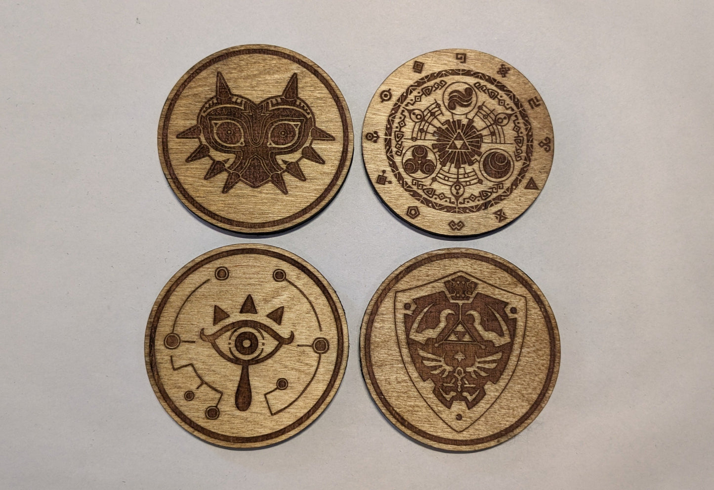 Zelda Wood Coasters