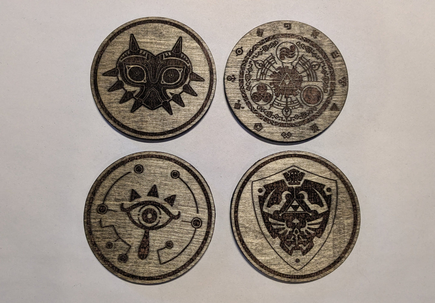 Zelda Wood Coasters