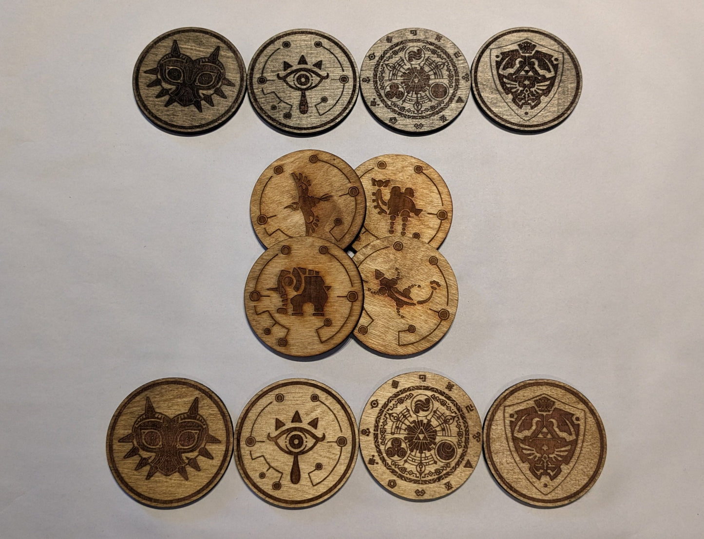 Zelda Divine Beast Wood Coasters