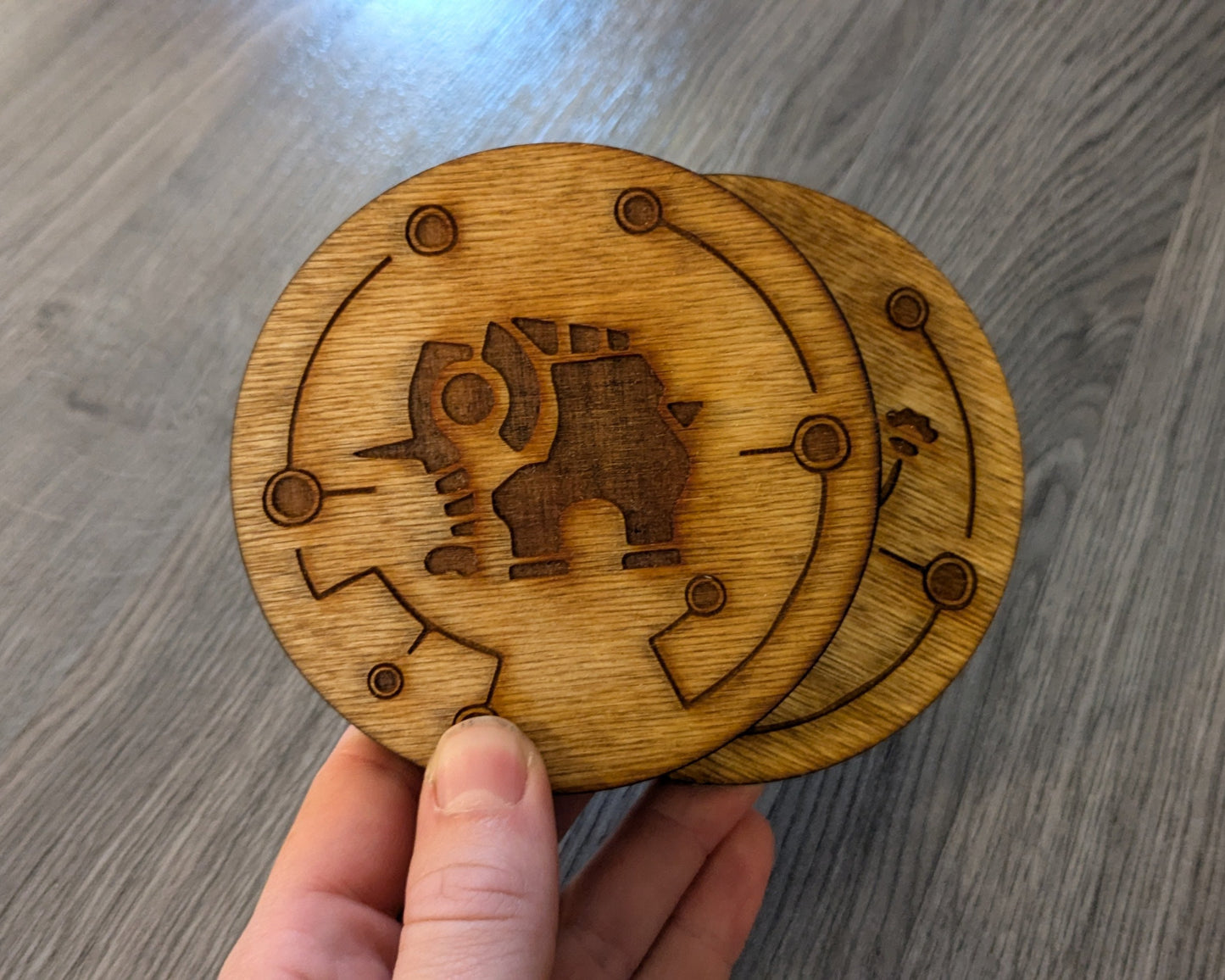 Zelda Divine Beast Wood Coasters
