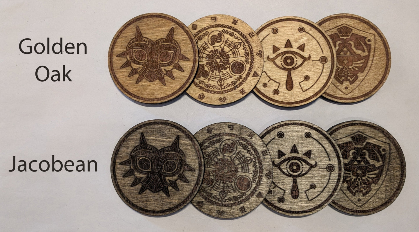 Zelda Wood Coasters