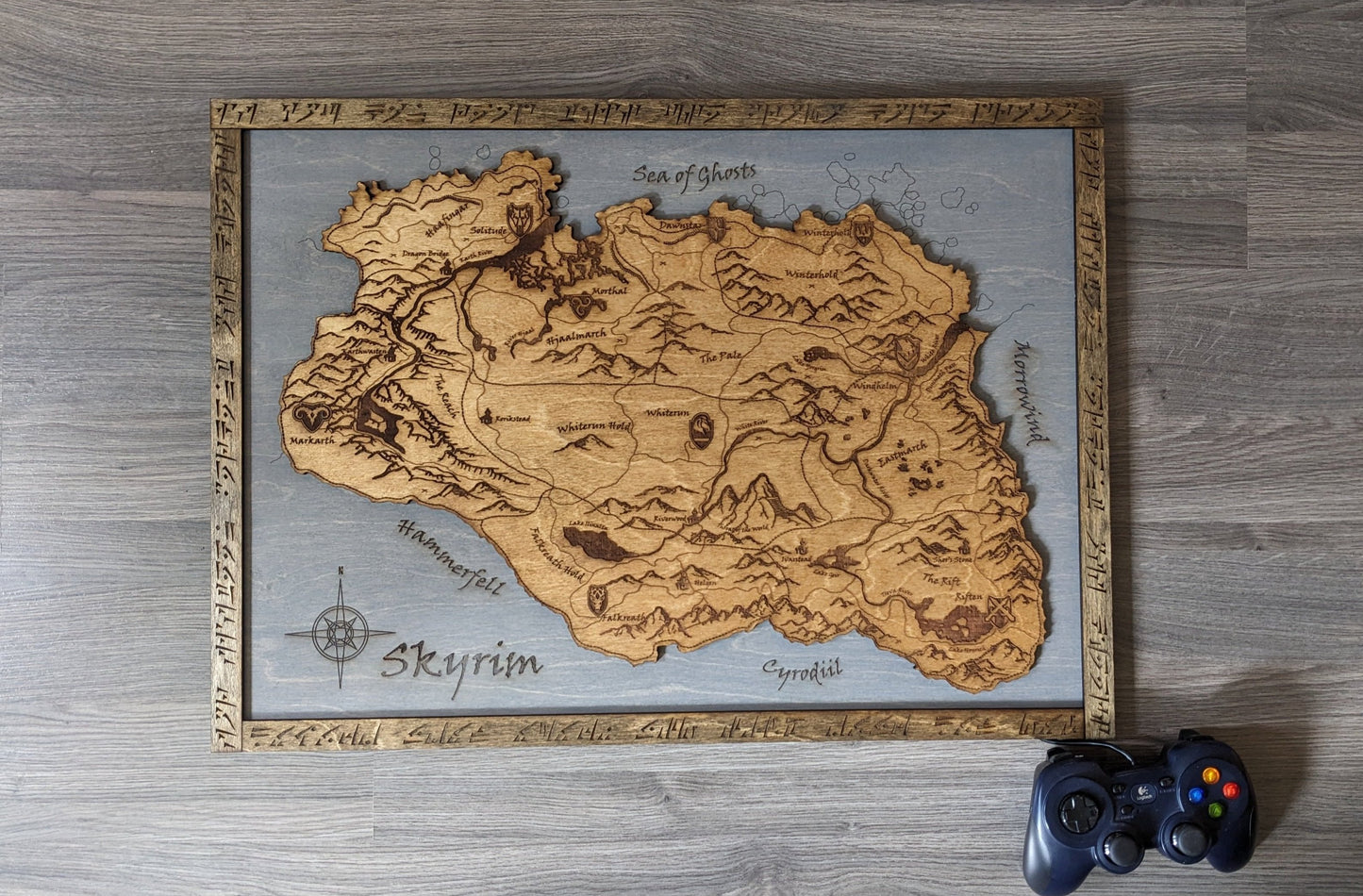 Massive Skyrim World Map