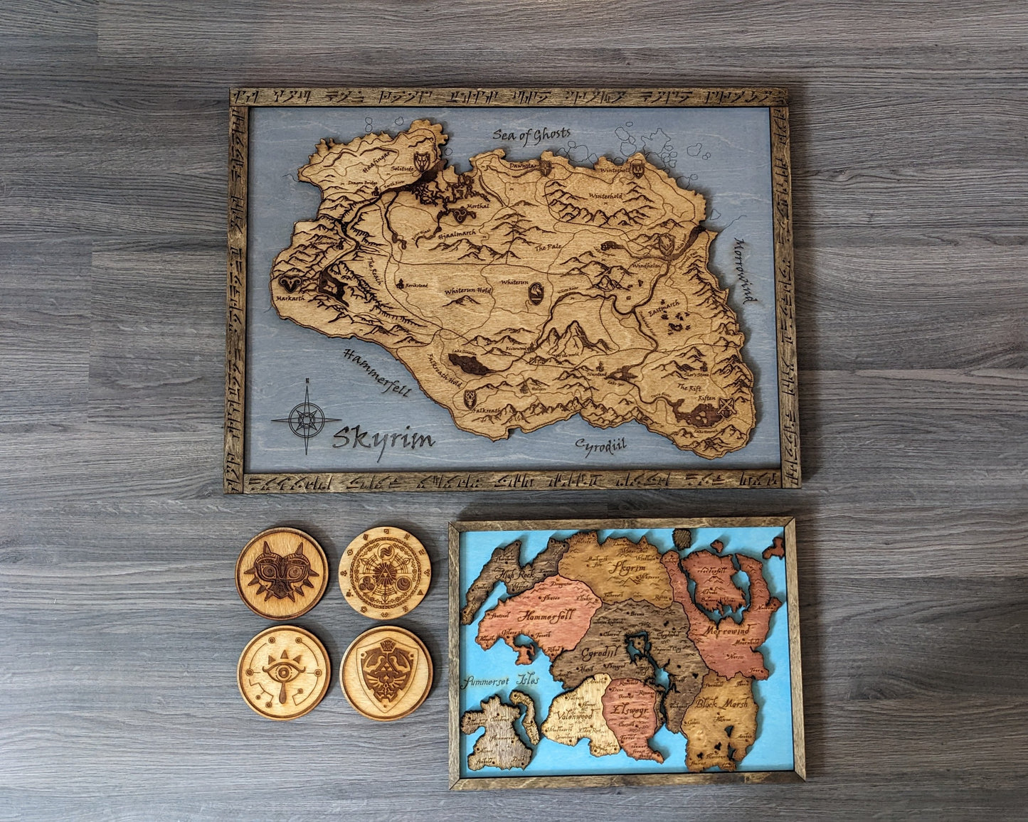 Massive Skyrim World Map