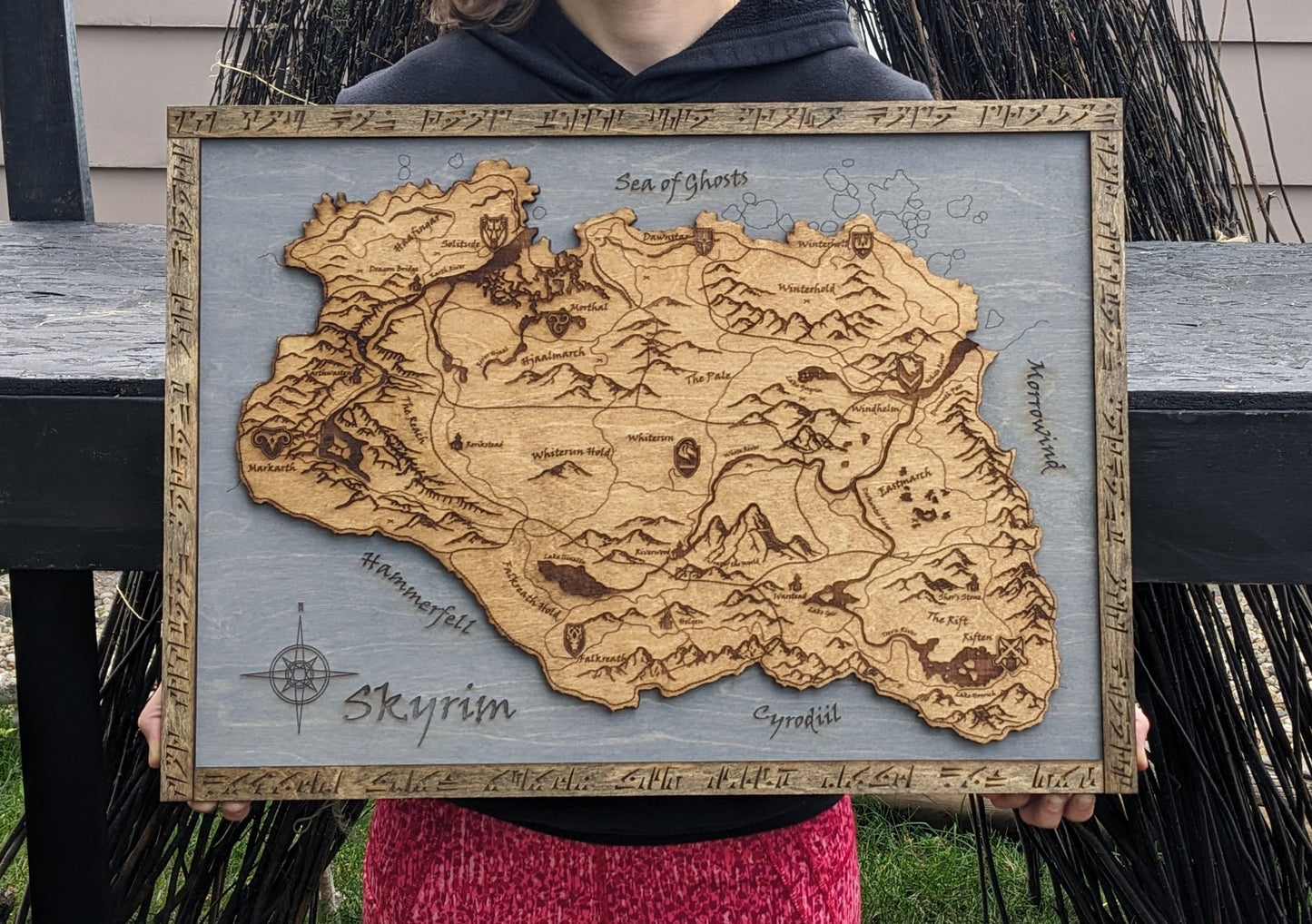 Massive Skyrim World Map