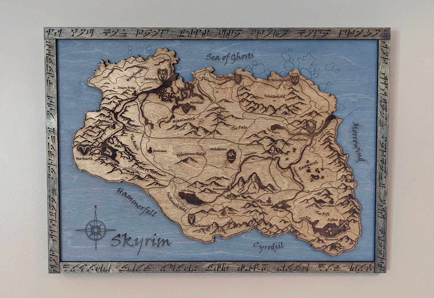 Massive Skyrim World Map