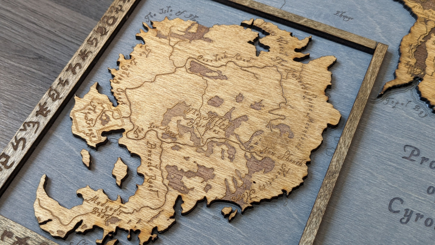 Cyrodiil World Map