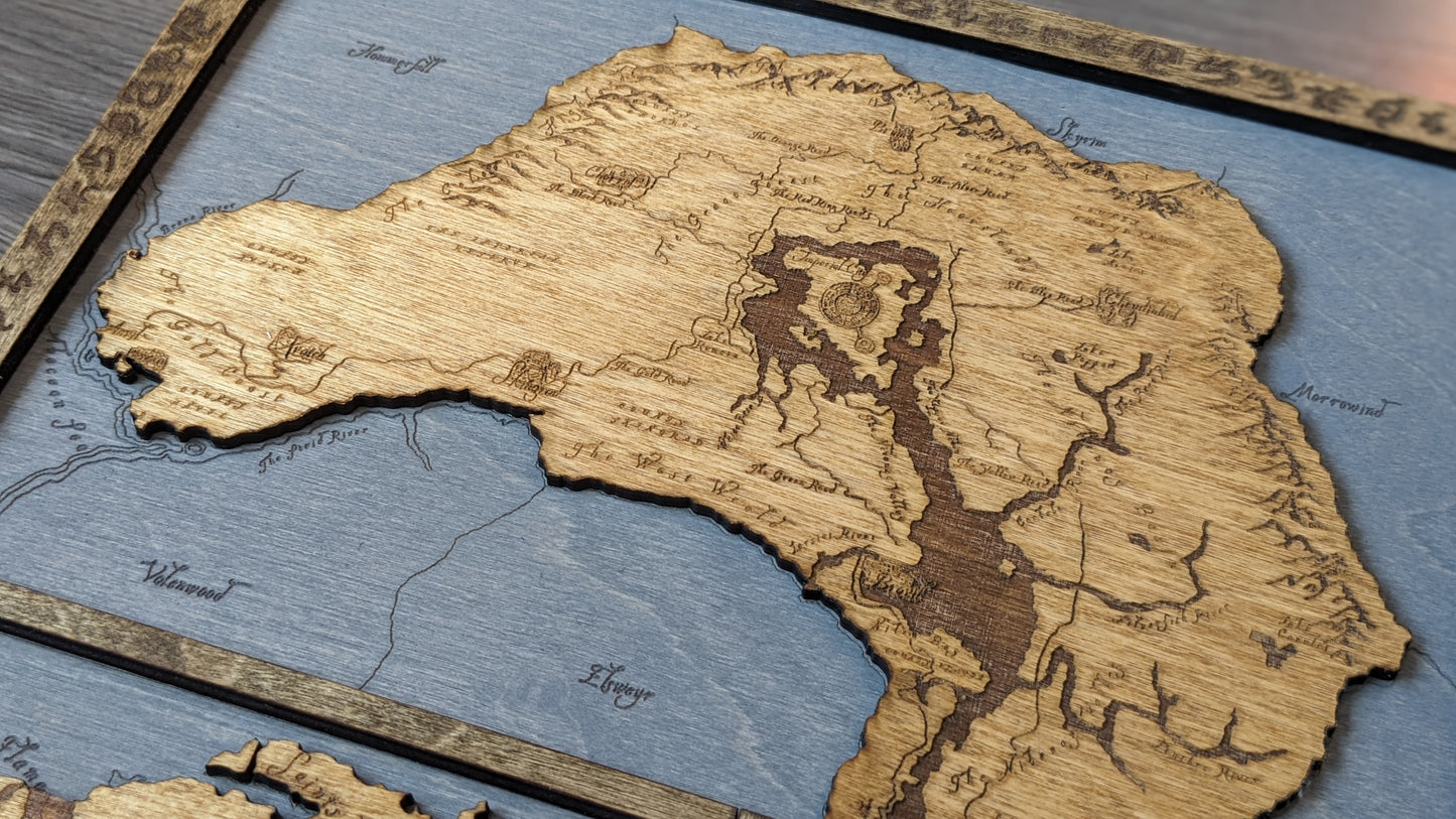 Cyrodiil World Map